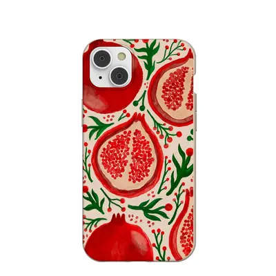Seashell Pomegranate Cheer iPhone 14 Plus Case