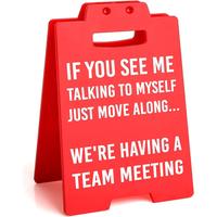 Funny Office Decor Coworker Gifts, Funny Desk Signs Gag Gifts for Colleague Teammate Employee Boss, Humorous Saying Fun Quote...