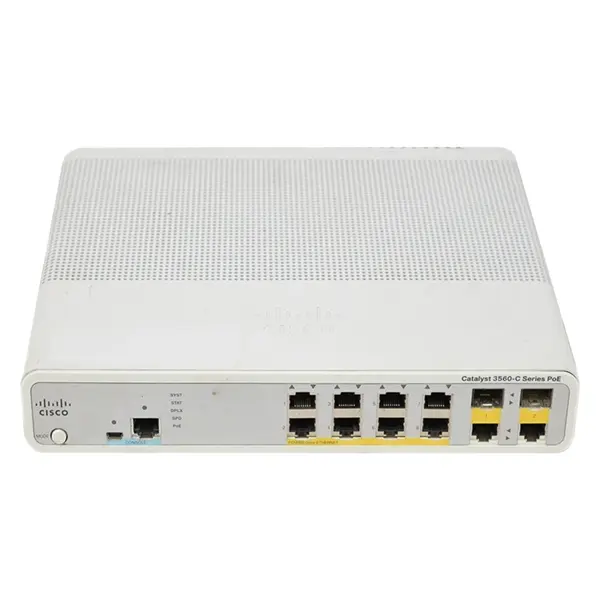 WS-C3560C-8PC-S-RF Cisco 3560-C 8x RJ45 PoE+ 2x RJ45 2x SFP Switch