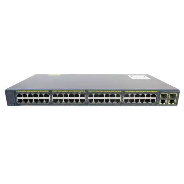 Cisco WS-C2960+48TC-S-RF | Catalyst 2960-Plus Series 2960+48TC 48 x RJ-45 Ports 10/100Base-TX + 2 x RJ-45/SFP Ports Layer 2 M...