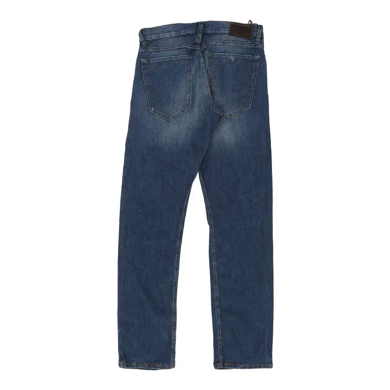Benetton Jeans - 34W UK 14 Blue Cotton