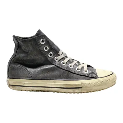 CONVERSE High Top Trainers Black Leather Womens UK 8