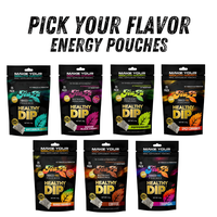 TeaZa Energy Pouches - Pick Your Flavor - Caffeine Pouches, B-Vitamins, Herbal Tea, Wintergreen, Cherry, Mango, Fruit, Mint, ...