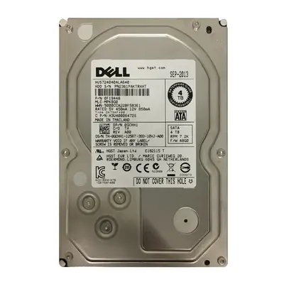 GCHH1 Dell 4TB 6Gb/s SATA 7200 3.5-inch 64MB Hard Drive