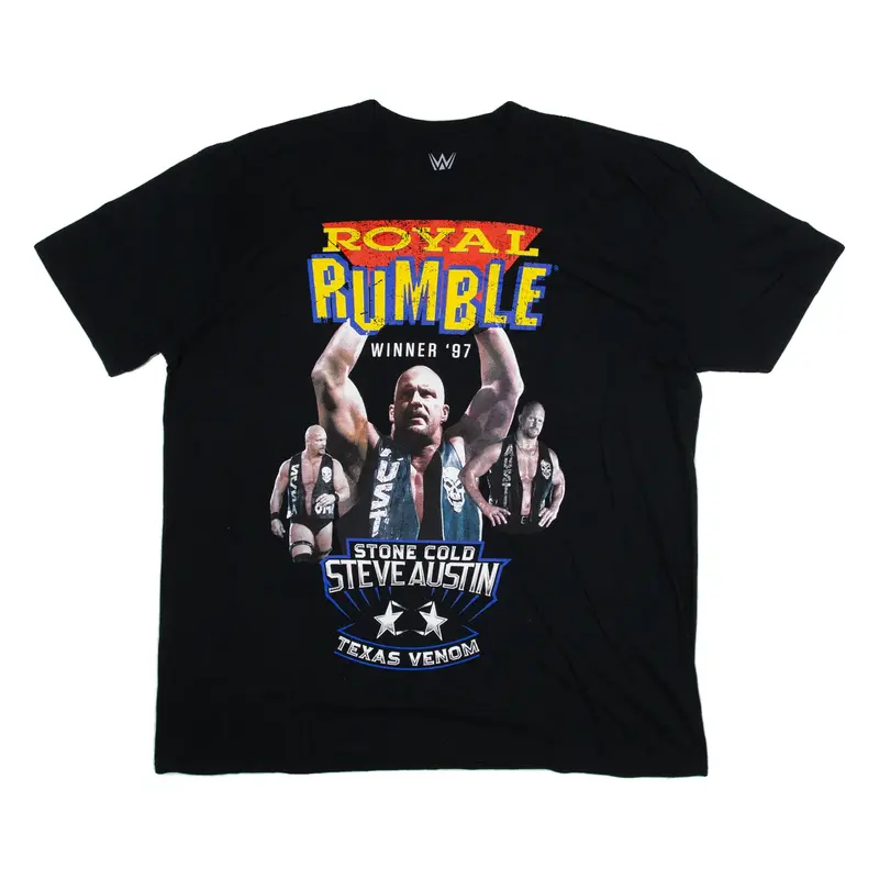 Royal Rumble Mens T-Shirt Black 90s USA 3XL