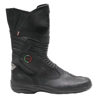VANUCCI Biker Boots Black Leather Mens UK 10.5