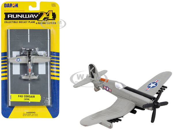 Vought F4U Corsair Fighter Aircraft Gray \