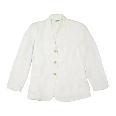 UNITED COLORS OF BENETTON Blazer Jacket White Womens S