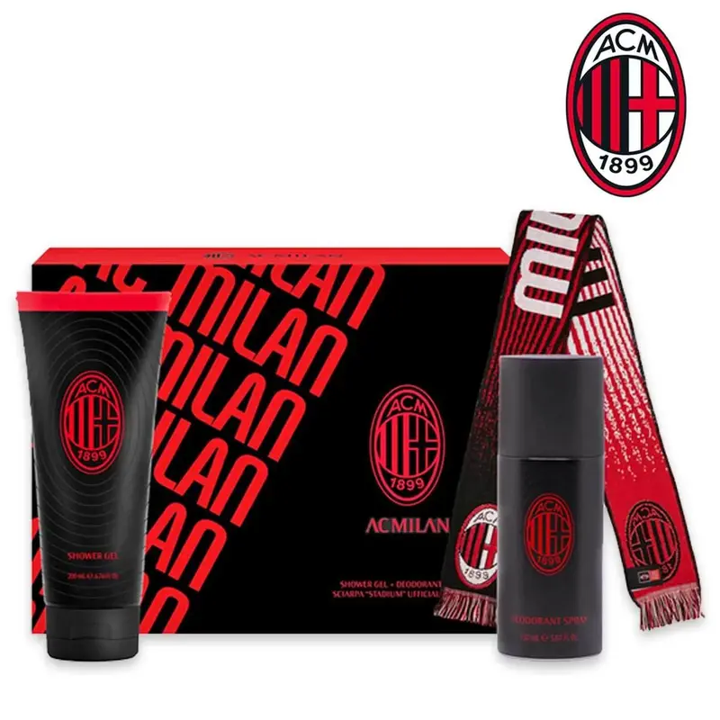Milano gift set (scarf + deo 150ml + sg 200ml)
