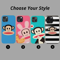 Paul Frank Julius Monkey Tough Case For iPhone 16/15/14/13/12/11/X/8/7 Plus Pro Max Mini - Playful Look, Cute Phone Cover