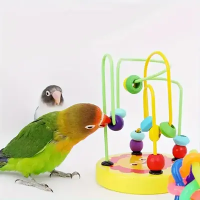 Bird Chew Toy, Bird Training Intelligence Toy, Pet Interactive Toy, Bird Bite Toy, Bird Cage Hanging Toy, Bird Supplies