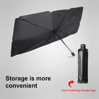 Universal Car Sun Shade Umbrella for Front Windshield – Foldable, Anti-UV, Heat Insulation, Easy to Use, Compact Storage