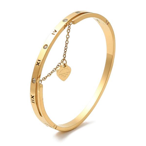 Adjustable Vacuum Plating 304 Stainless Steel Bangles