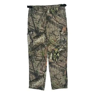 Hunters Choice Camo Cargo Trousers - 34? Waist Green Cotton