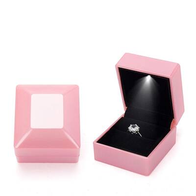 Rectangle Plastic Ring Storage Boxes