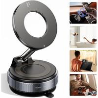 2025 Upgraded Vacuum Magnetic Phone Holder Stand, Suction Cup Phone Mount for Magsafe [89+LBS Strongest Suction & 2800gf Stro...