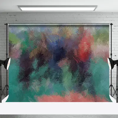 Abstract Colorful Graffiti Wall Photo Shoot Backdrop - Aperturee