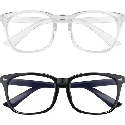 Graduation gift Blue Light Blocking Glasses, 2 Pack Blue Light Glasses Men, Blue Light Glasses Women Eyeglasses Bluelight Eye...