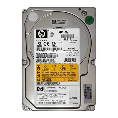 9v4006-022 Seagate 36GB Ultra-320 SCSI 10000 3.5-inch 8MB Hard Drive