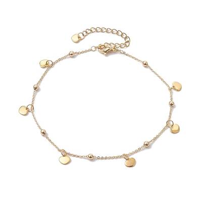 Brass Cable Chain Anklets