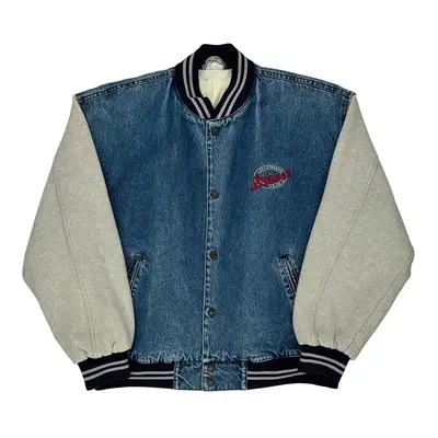 Levis Varsity Jacket - Medium Blue Denim