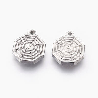 Non-Tarnish Feng Shui 304 Stainless Steel Pendants