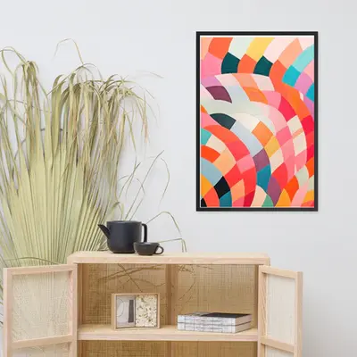 Dynamic Harmony - Abstract Color Play