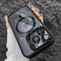 Shockproof Mag Safe Case For iPhone 16 Pro Max 15 14 13 12 11 Camera Lens Cover