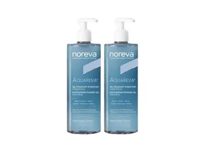 Noreva Exfoliac Moisturizing Foaming Gel Face and Body Dehydrated Skin 2x400ml
