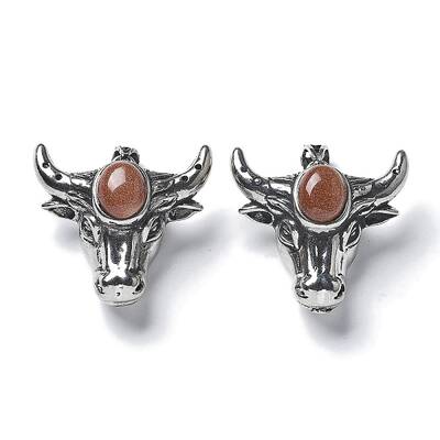 Synthetic Goldstone Pendant