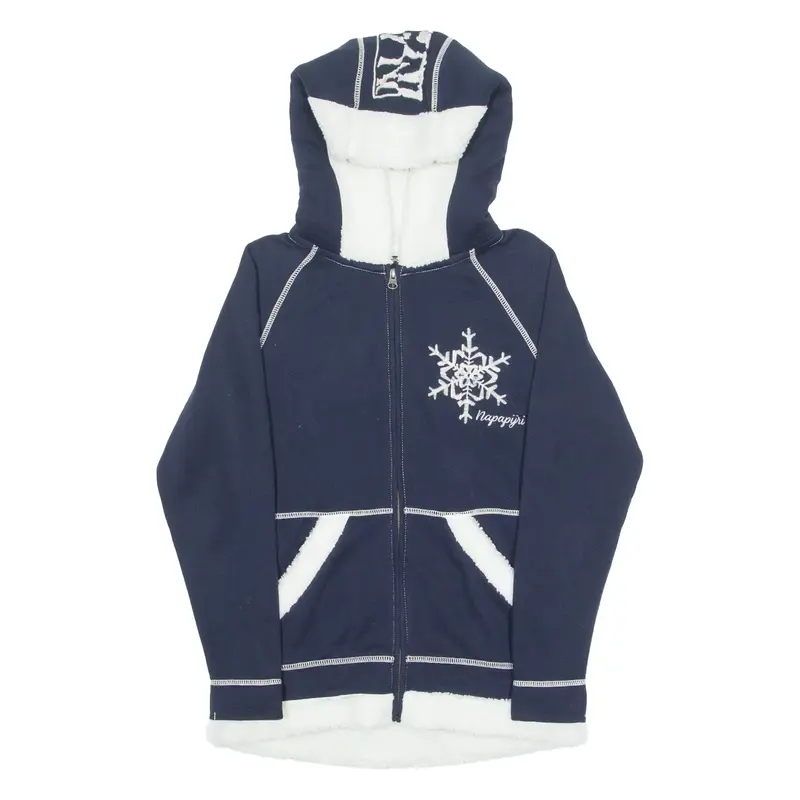 NAPAPIJRI Winter Womens Blue Hoodie S