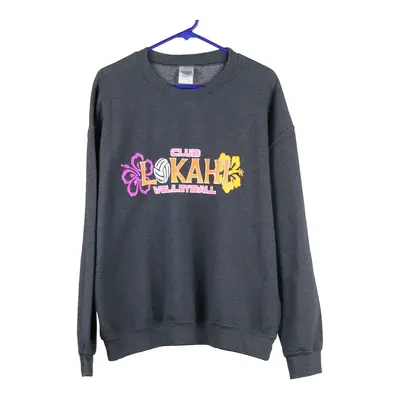Club Lokahi Gildan Sweatshirt - Large Grey Cotton Blend