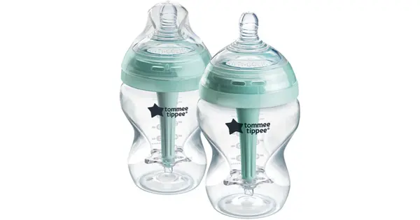 Tommee Tippee Advanced Anti-Colic Self-Sterilizing Slow Flow Bottle 0months+ 2× 260ml