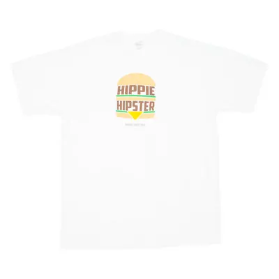 FRUIT OF THE LOOM Big Mac Since 1968 Mens T-Shirt White L