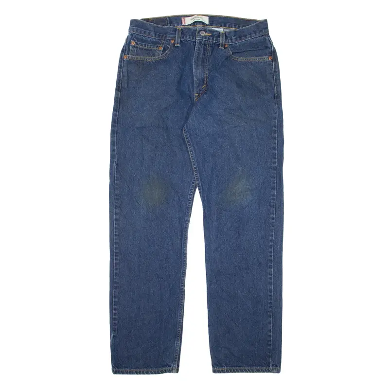 LEVI'S 505 MADE IN USA Jeans Blue Denim Regular Straight Mens W31 L32