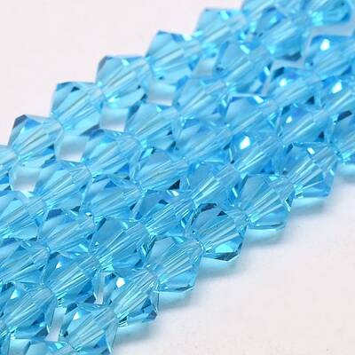 Transparent Glass Beads Strands
