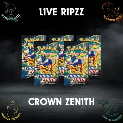 Pokémon Crown Zenith Booster Packs