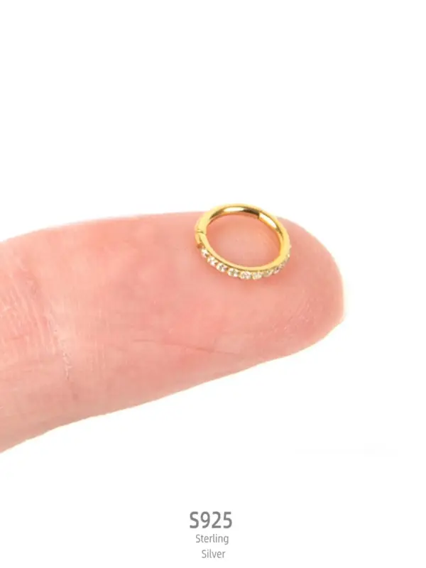 925 Sterling Silver Minimalist Temperament Plain Mini Hoop Earring, New Fashion Ear Jewelry for Women As Gift