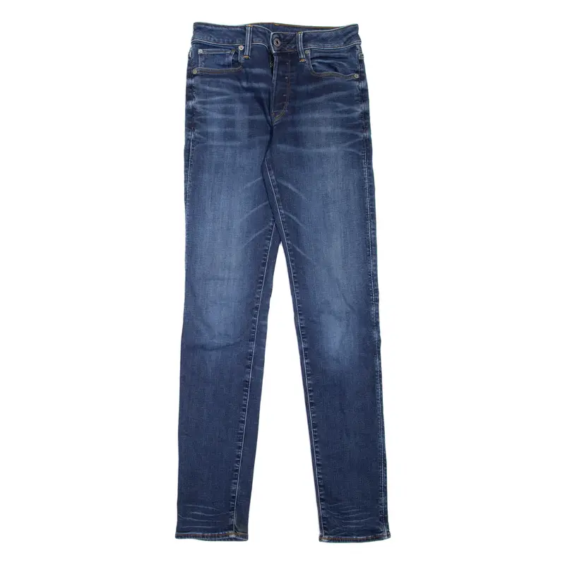 G-STAR 3301 Mens Jeans Blue Slim Tapered Stone Wash W28 L34