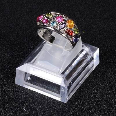 Square Acrylic Ring Displays