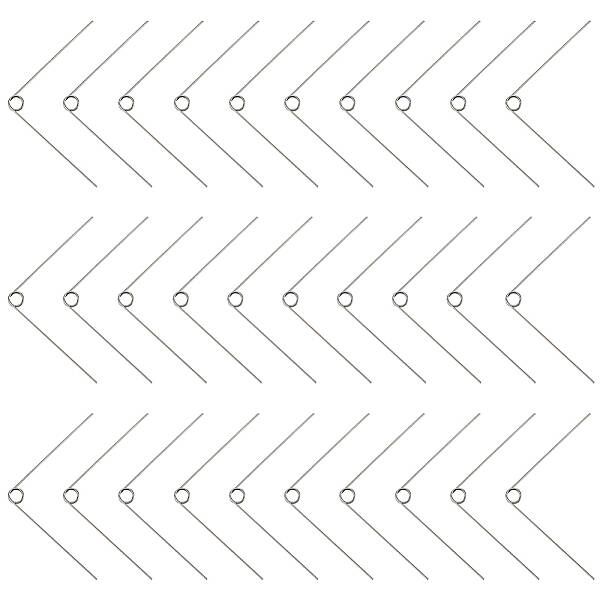 30Pcs Steel Torsion Spring