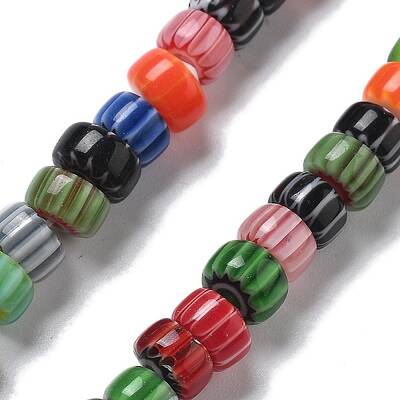 Handmade Millefiori Lampwork Beads Strands