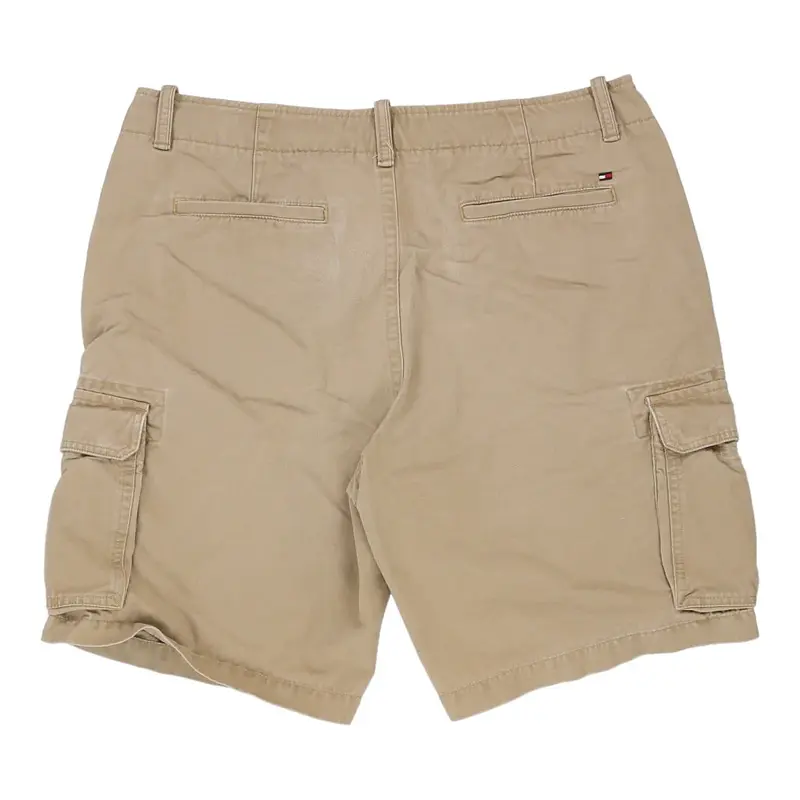 Tommy Hilfiger Cargo Shorts - 37W 10L Beige Cotton