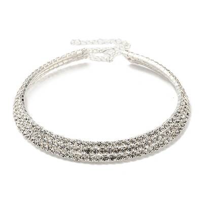 Crystal Rhinestone Choker Necklaces