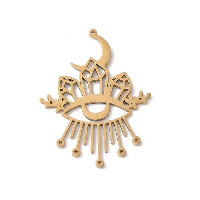 201 Stainless Steel Filigree Pendants