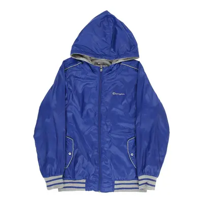 Vintage Reversible Champion Jacket - XS Blue Polyester