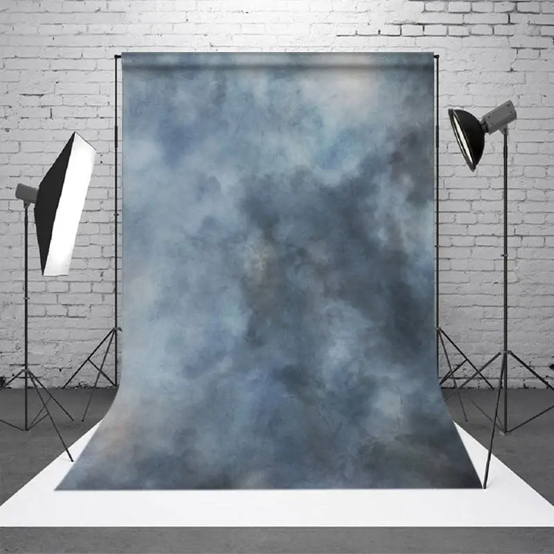 Aperturee Bluish Grey Foggy Abstract Texture Photo Backdrop