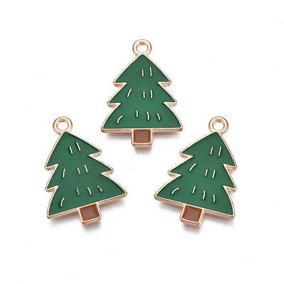 Christmas Style Alloy Enamel Pendants