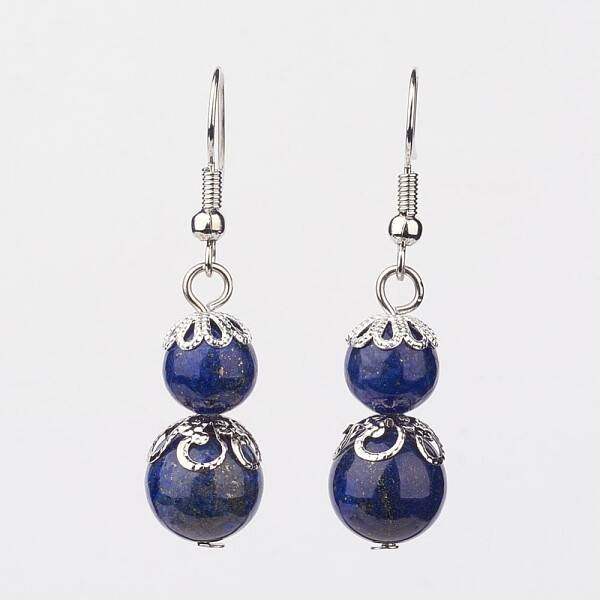 Lapis Lazuli Dangle Earrings