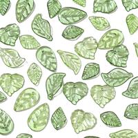 Mini Leaf Shaped Beads, 100pcs DIY Jewelry Accessories for Necklace & Bracelet & Earrings, DIY Jewelry Making Supplies for Wo...